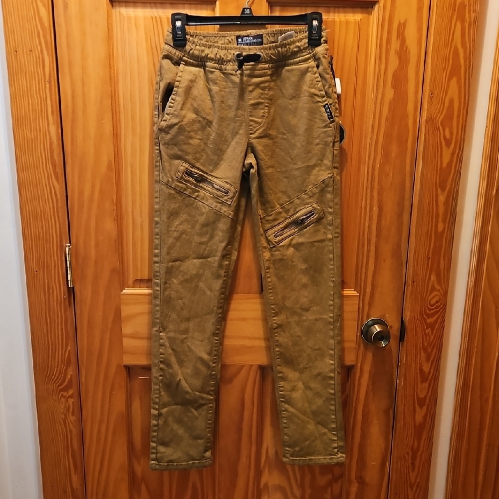Boys Tan Cargo Pants